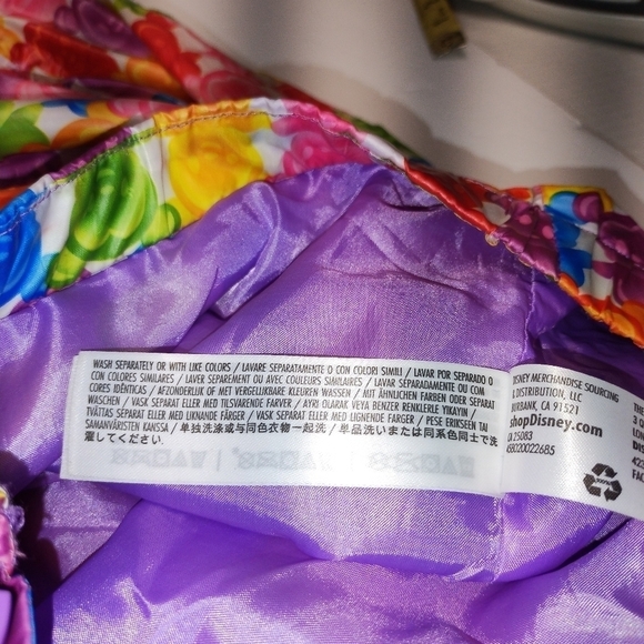 Disney Store Gummi Gummy Bear Mickey Mouse Rain Jacket, EUC Kids Size: 13 - Picture 7 of 7